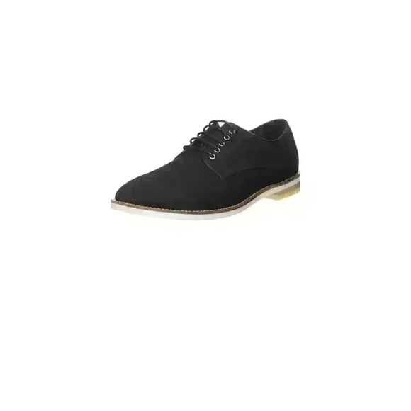 Calvin Klein Mens Aggussie Fabric Lace Up Casual Oxfords Black Size 10 - Picture 1 of 4